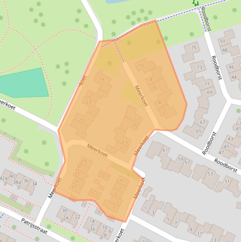 Kaart van postcodegebied 7731KZ.