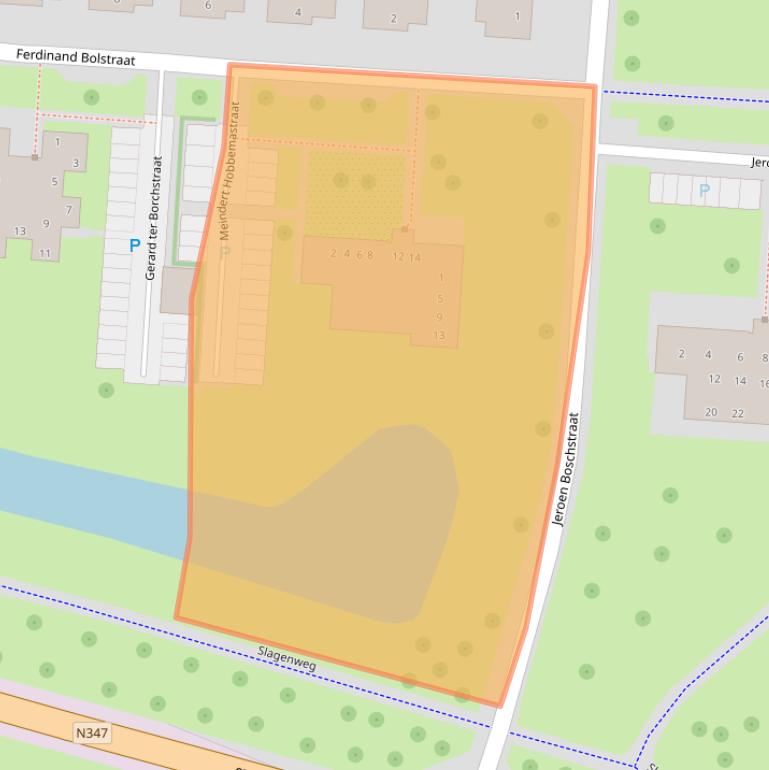 Kaart van postcodegebied 7731MG.