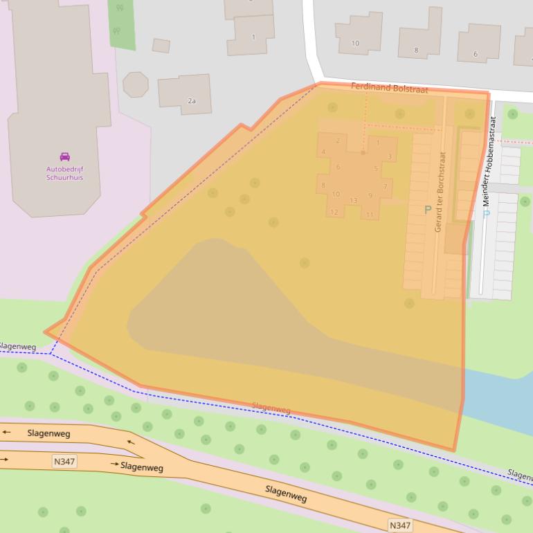 Kaart van postcodegebied 7731MJ.