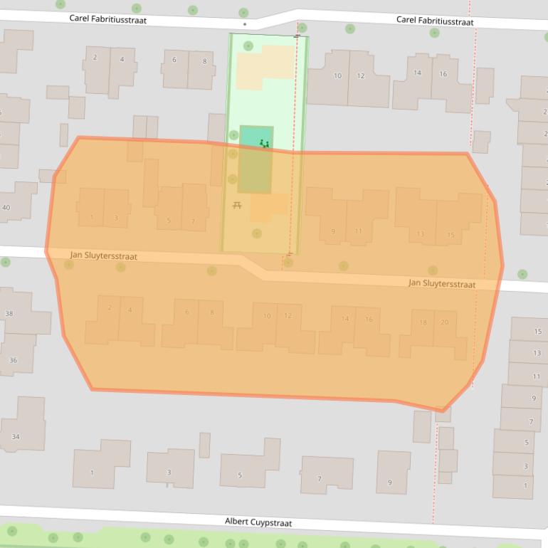 Kaart van postcodegebied 7731ML.
