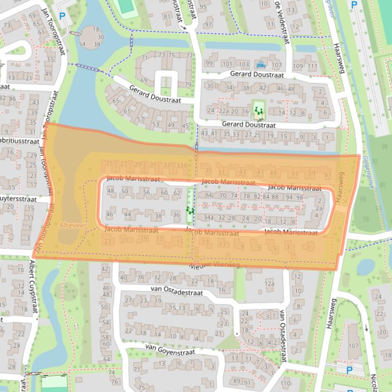 Kaart van postcodegebied 7731MS.