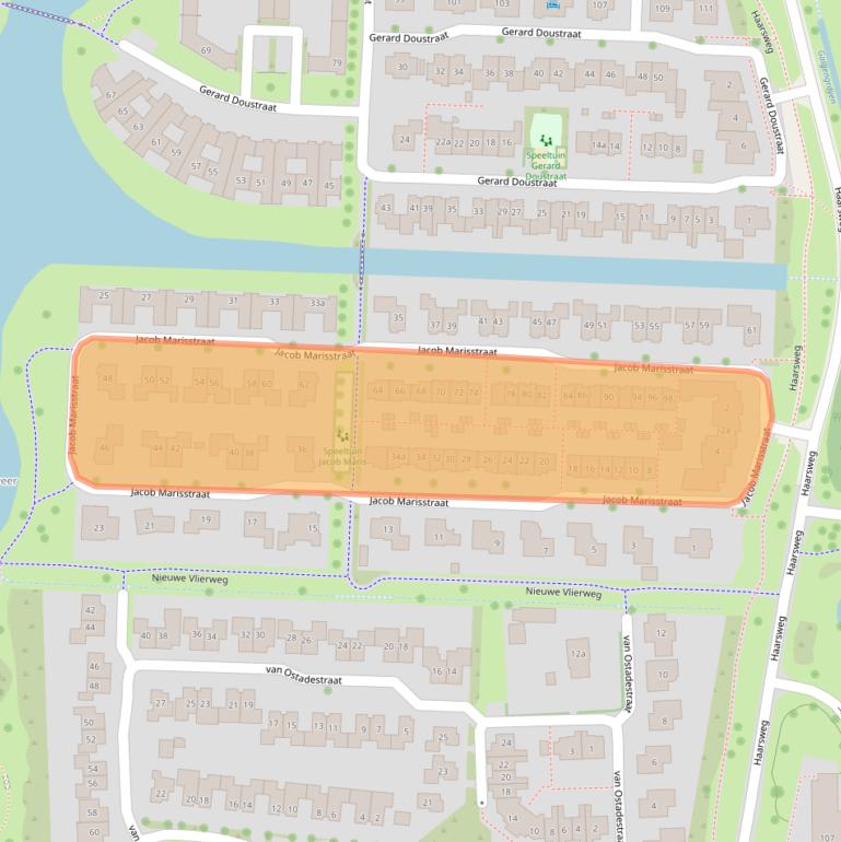Kaart van postcodegebied 7731MT.