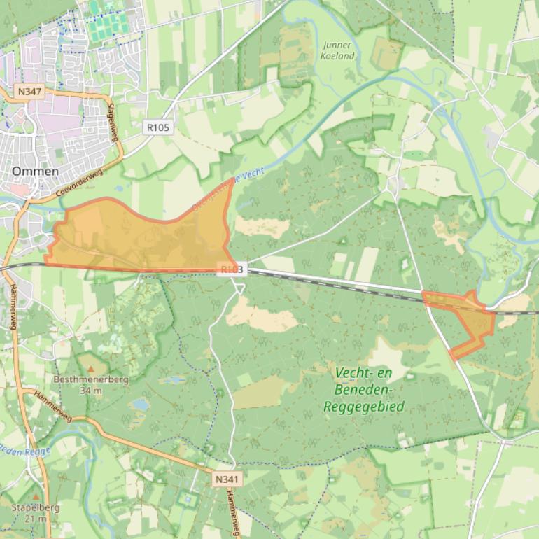 Kaart van postcodegebied 7731PA.