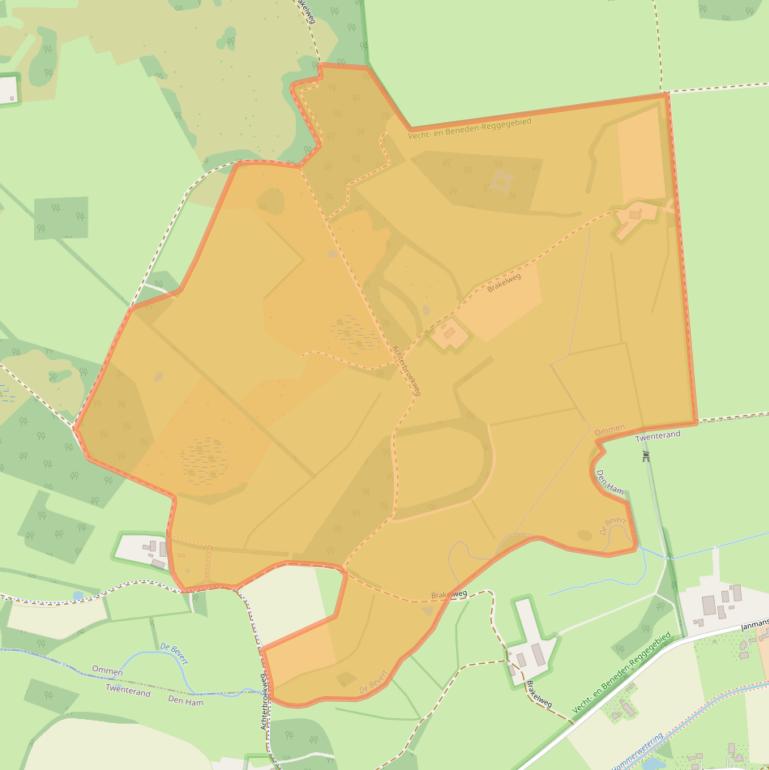 Kaart van postcodegebied 7731PD.