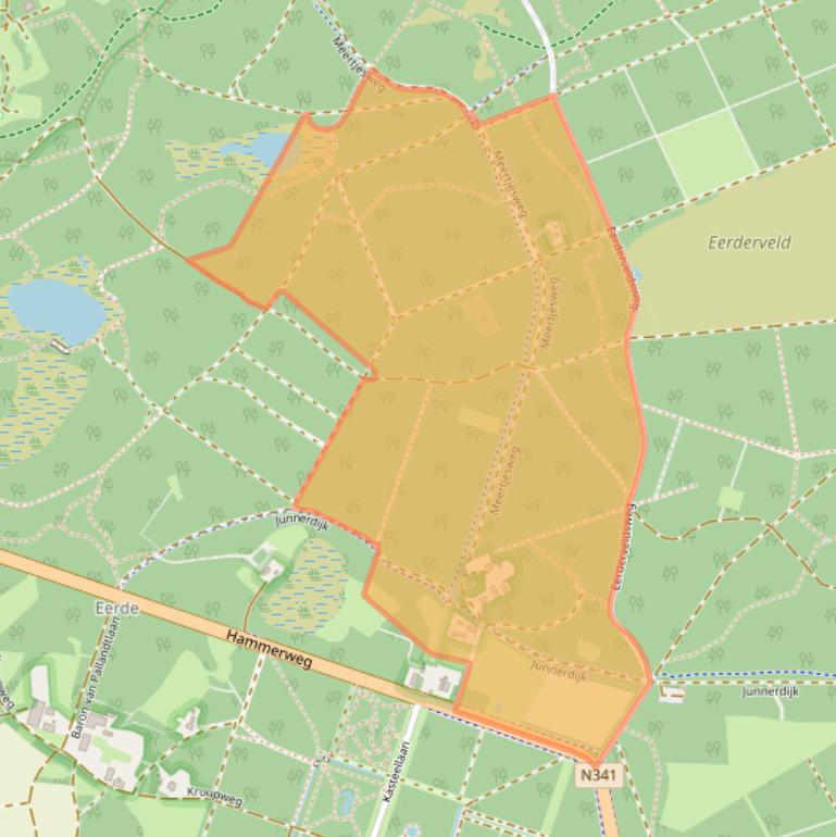 Kaart van postcodegebied 7731PM.