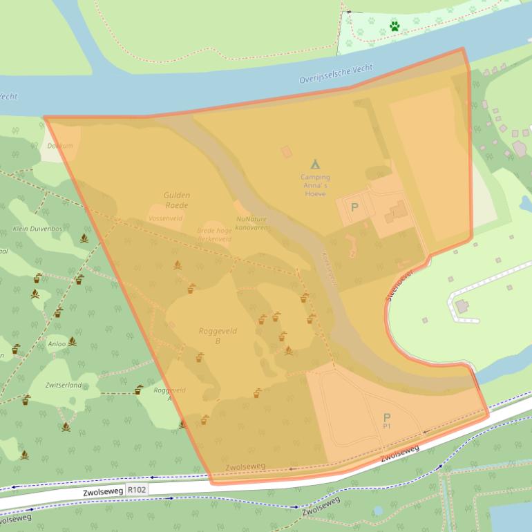 Kaart van postcodegebied 7731PW.