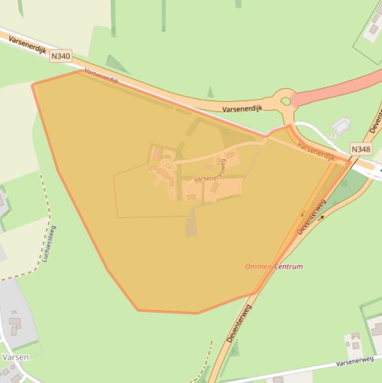 Kaart van postcodegebied 7731RA.