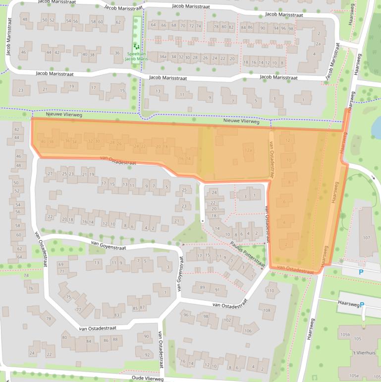 Kaart van postcodegebied 7731SC.