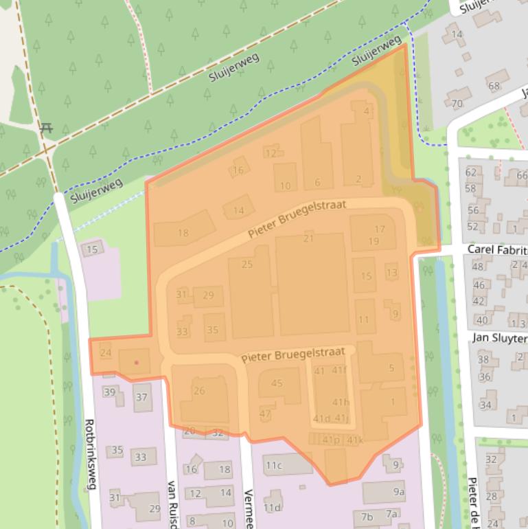 Kaart van postcodegebied 7731SK.