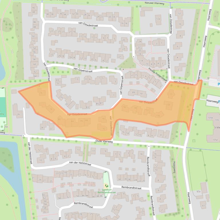 Kaart van postcodegebied 7731ST.
