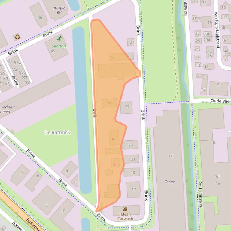 Kaart van postcodegebied 7731TB.