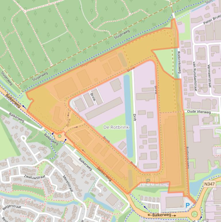 Kaart van postcodegebied 7731TG.