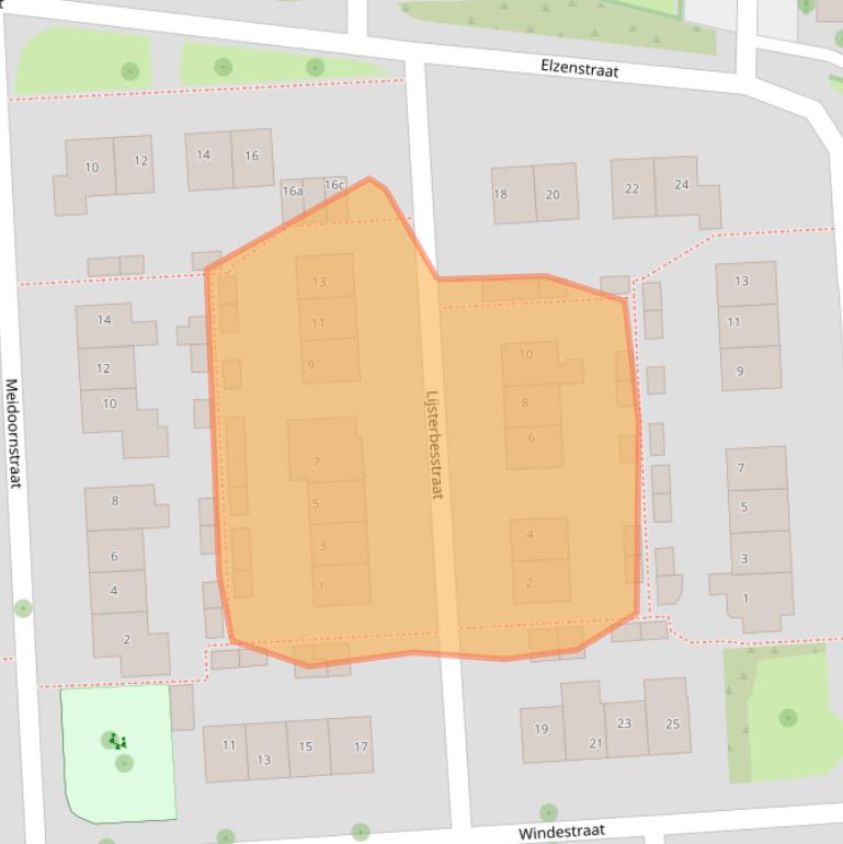 Kaart van postcodegebied 7731VG.