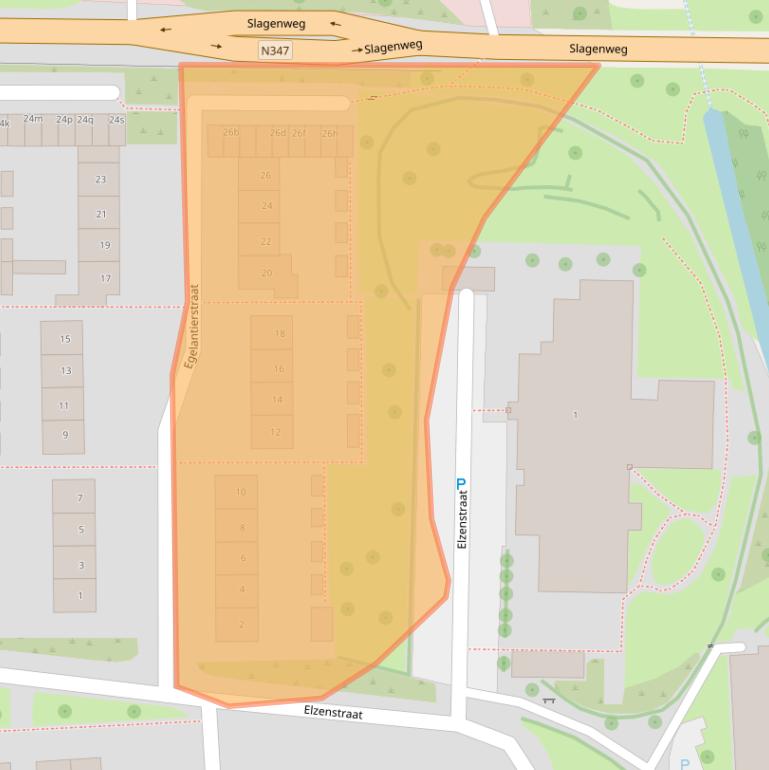 Kaart van postcodegebied 7731VM.