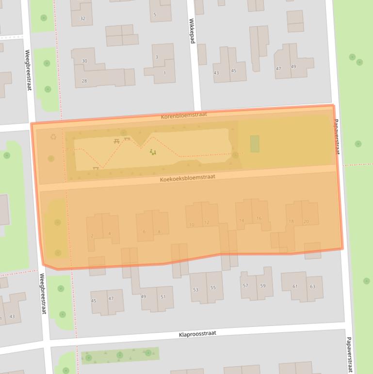 Kaart van postcodegebied 7731WB.