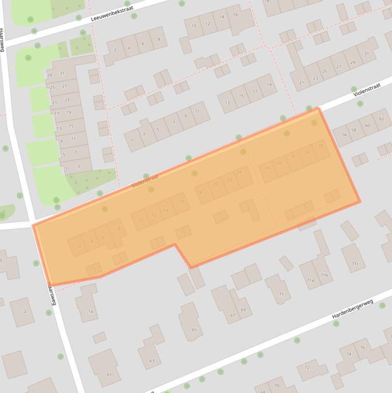 Kaart van postcodegebied 7731WN.