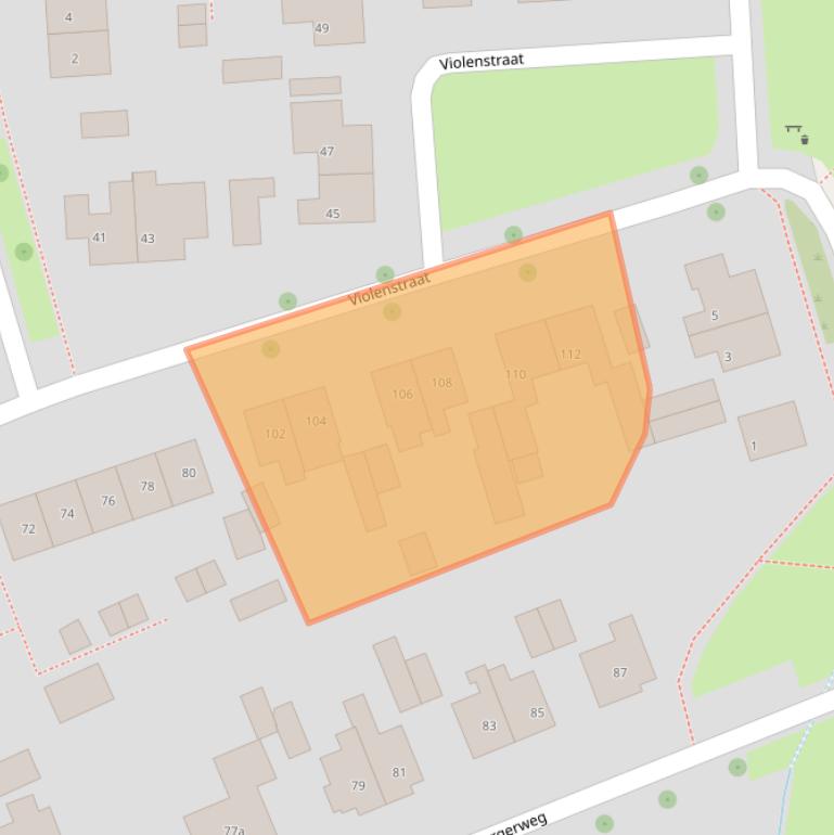 Kaart van postcodegebied 7731WS.