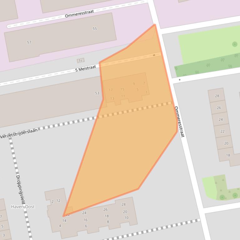 Kaart van postcodegebied 7731WW.
