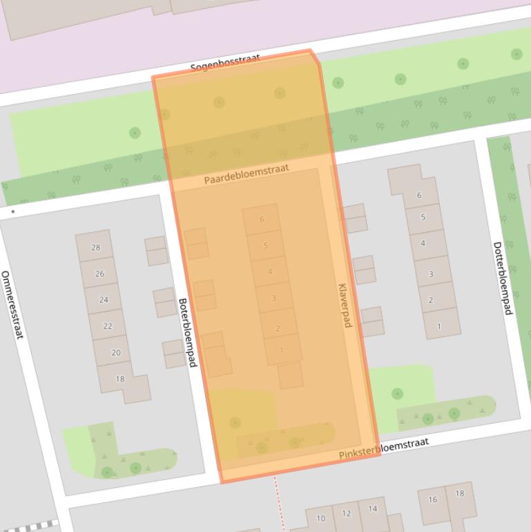 Kaart van postcodegebied 7731WX.