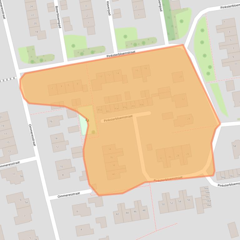 Kaart van postcodegebied 7731XB.