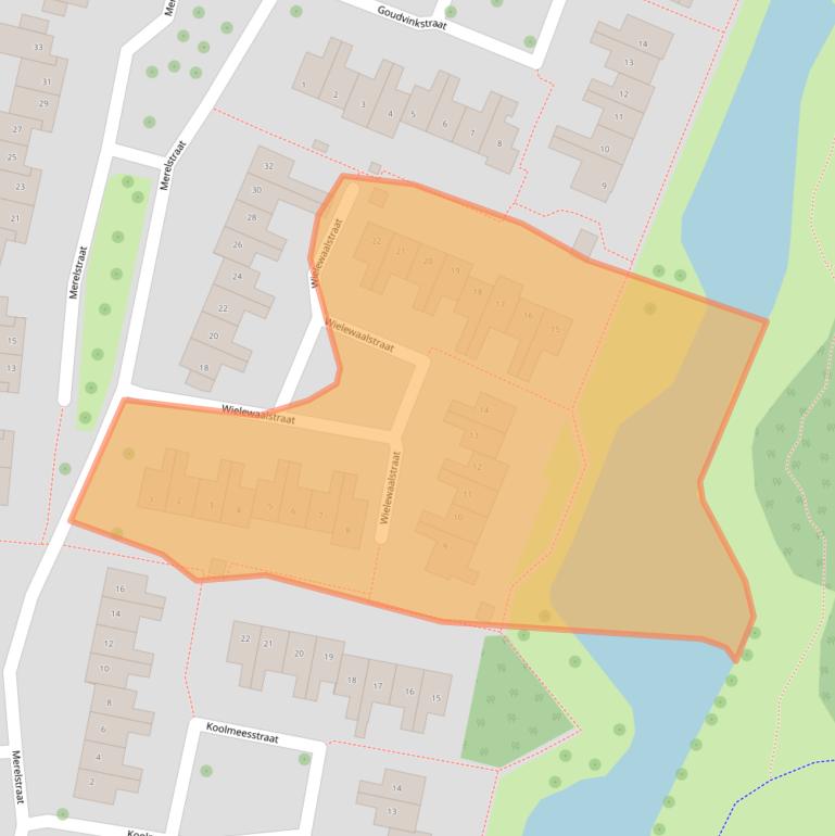 Kaart van postcodegebied 7731XH.