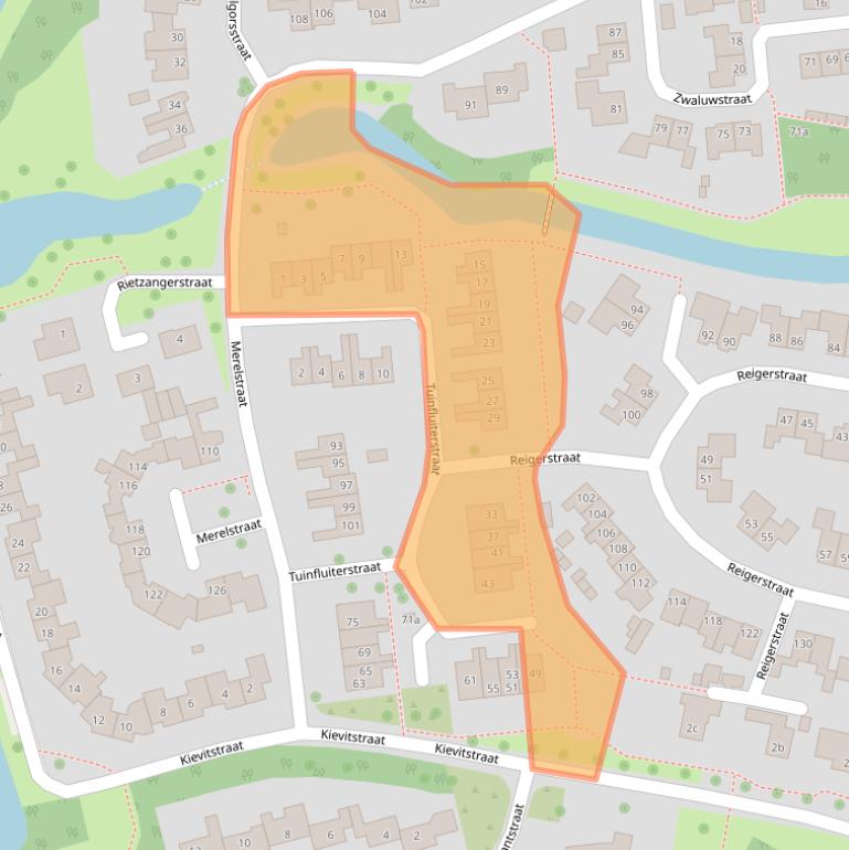 Kaart van postcodegebied 7731XX.