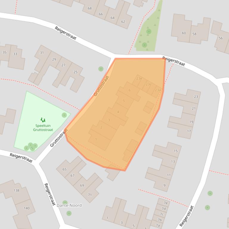 Kaart van postcodegebied 7731ZX.