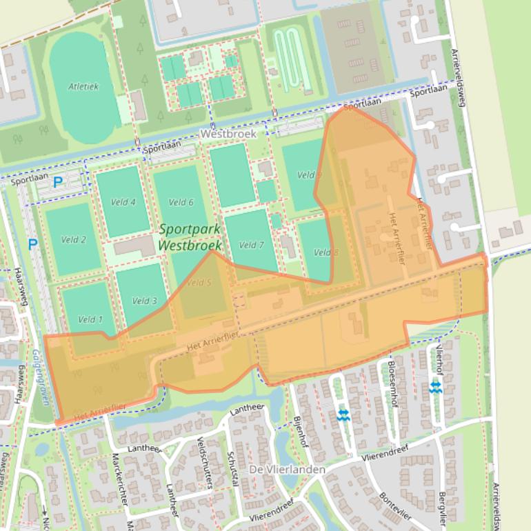 Kaart van postcodegebied 7732AC.
