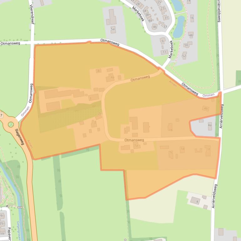 Kaart van postcodegebied 7735KA.