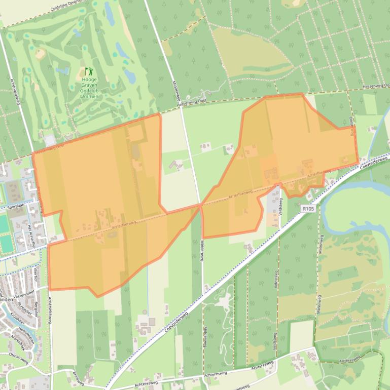 Kaart van postcodegebied 7735KN.