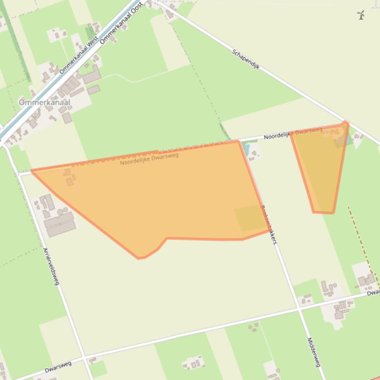 Kaart van postcodegebied 7735KT.