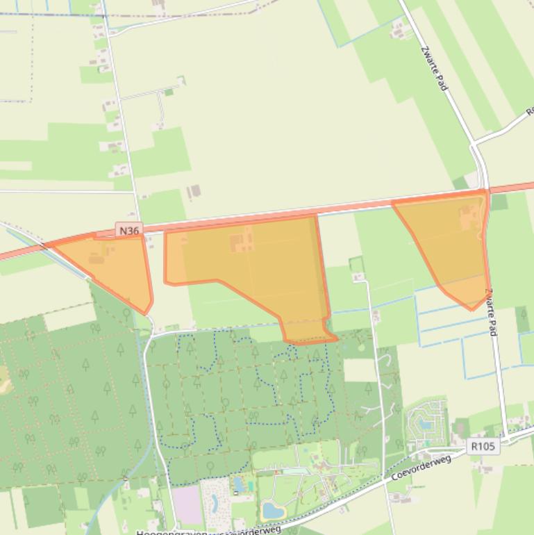 Kaart van postcodegebied 7737PD.