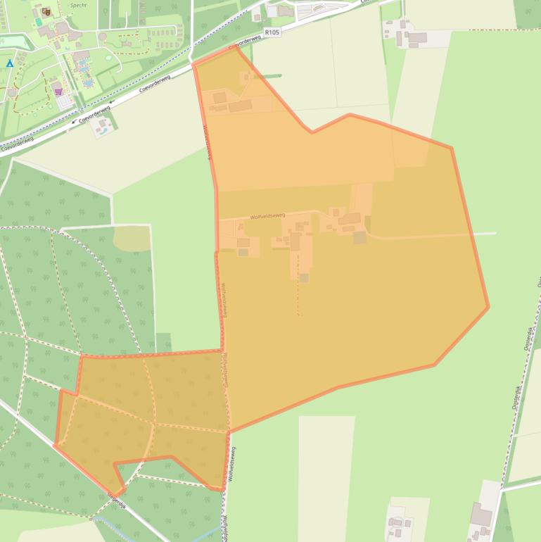 Kaart van postcodegebied 7737PK.