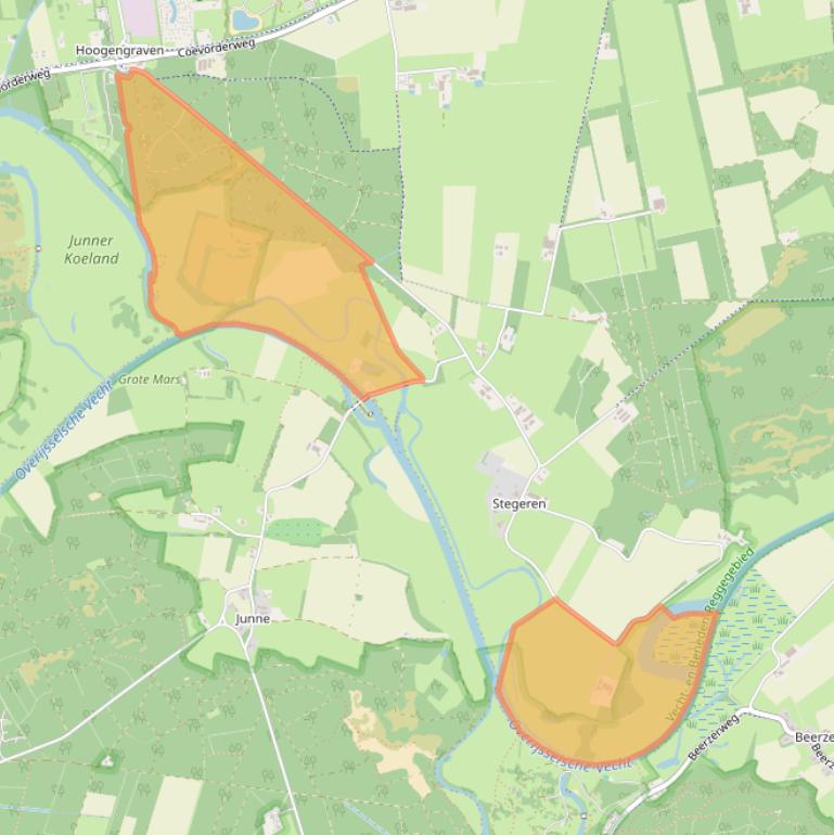 Kaart van postcodegebied 7737PV.