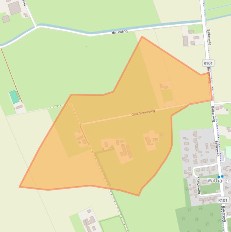 Kaart van postcodegebied 7738PC.