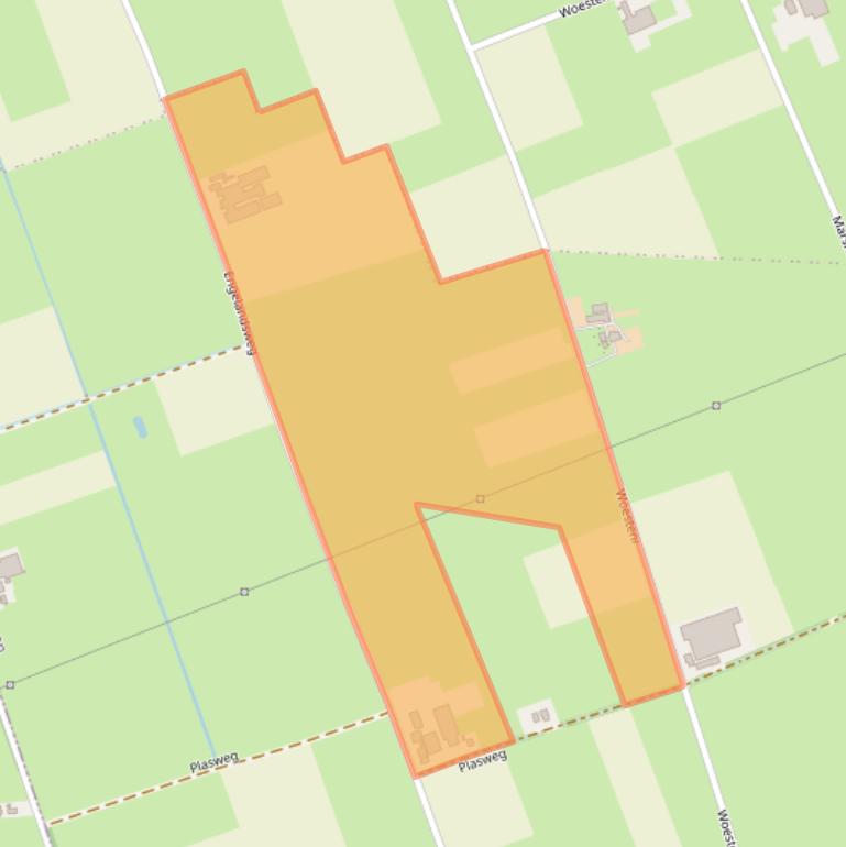 Kaart van postcodegebied 7738PK.