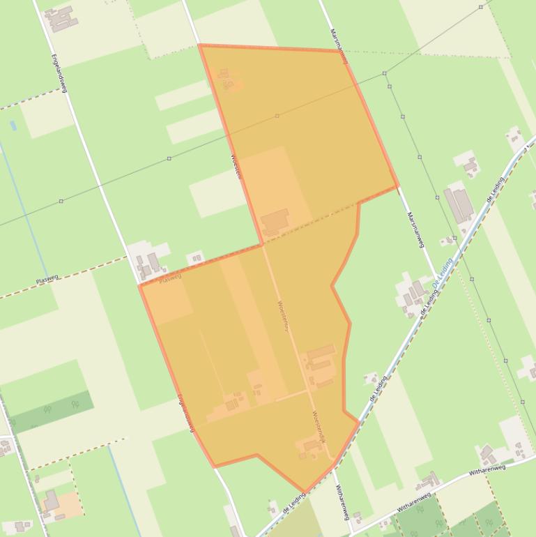 Kaart van postcodegebied 7738PL.