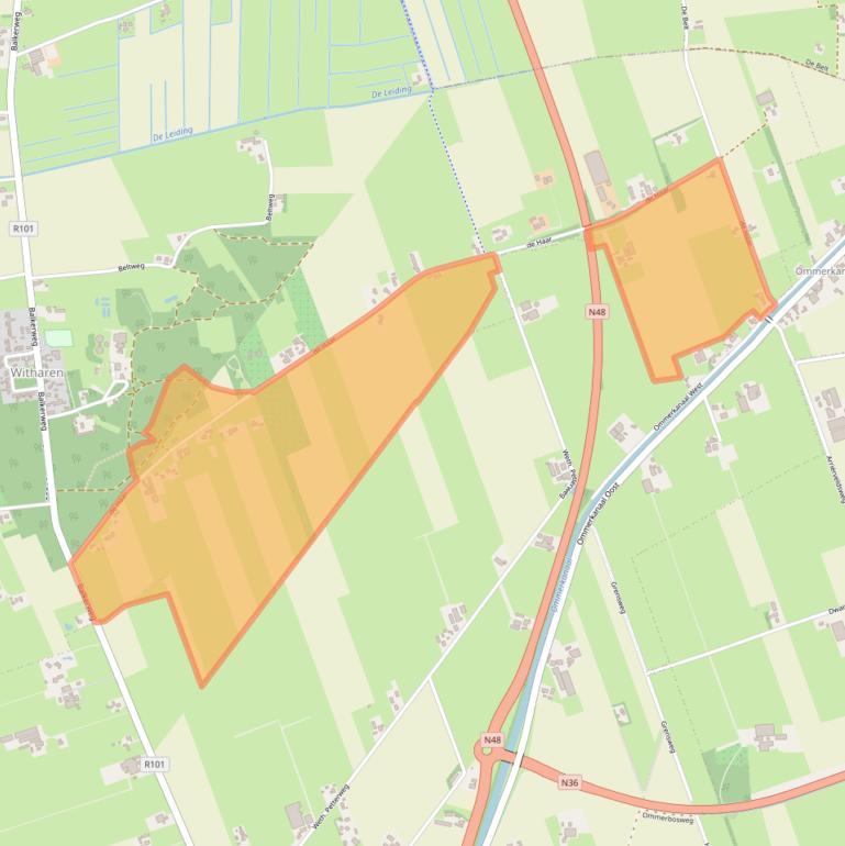 Kaart van postcodegebied 7738PW.