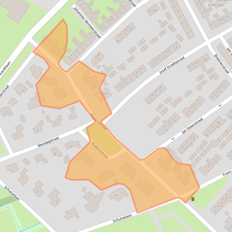 Kaart van postcodegebied 7741AR.