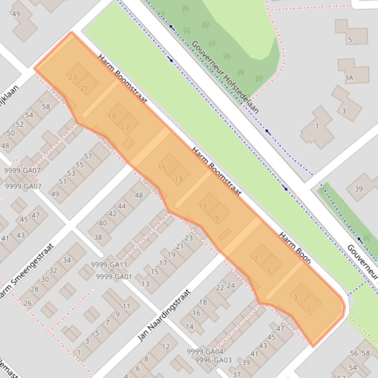 Kaart van postcodegebied 7741BP.