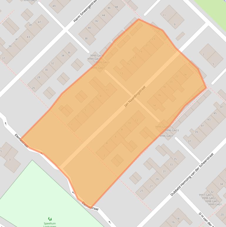 Kaart van postcodegebied 7741BR.