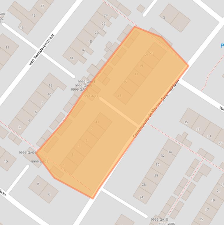 Kaart van postcodegebied 7741CA.