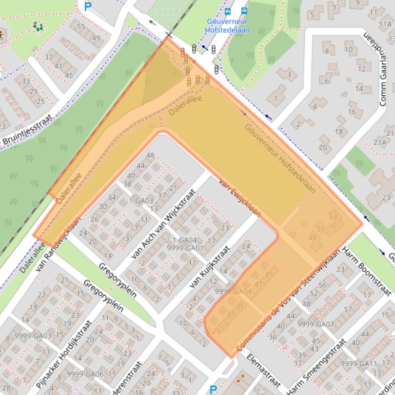 Kaart van postcodegebied 7741CB.