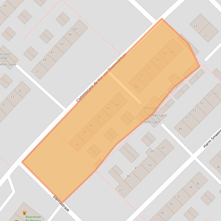 Kaart van postcodegebied 7741CE.