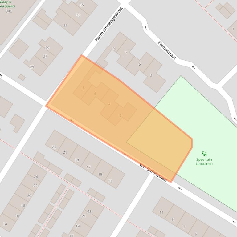 Kaart van postcodegebied 7741CW.