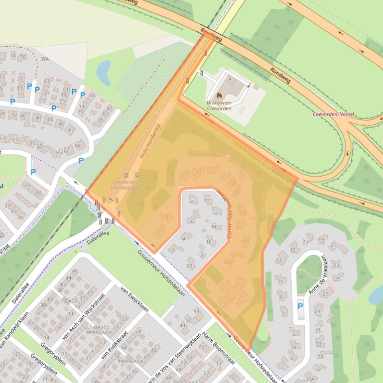 Kaart van postcodegebied 7741DB.