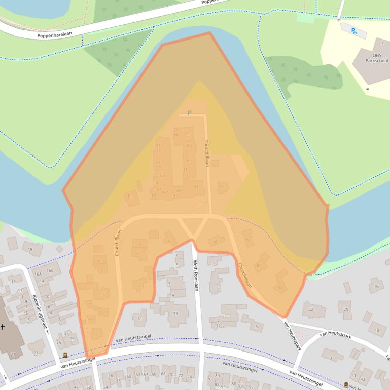 Kaart van postcodegebied 7741EB.