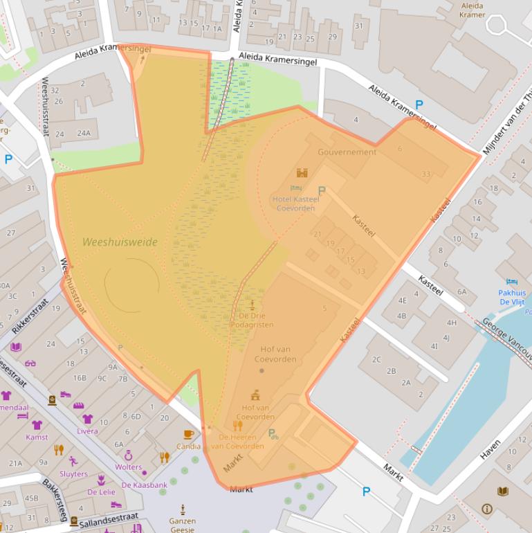 Kaart van postcodegebied 7741GC.