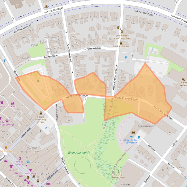 Kaart van postcodegebied 7741GE.