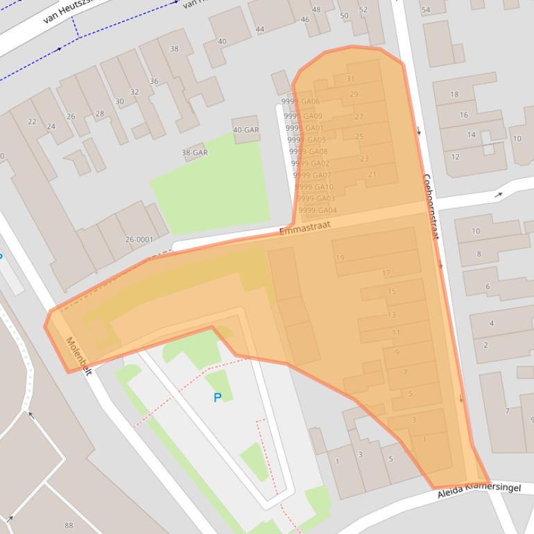 Kaart van postcodegebied 7741GK.